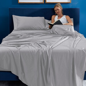 BEDGEAR Hyper-Cotton Performance Split Head Cal King Size Sheet Set - Light Gray, , hires