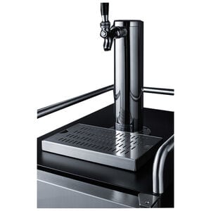 Summit 15 in. 2.9 cu. ft. Beer Dispenser with 1 Tap, Digital Controls & Digital Thermostat - Stainless Steel, , hires