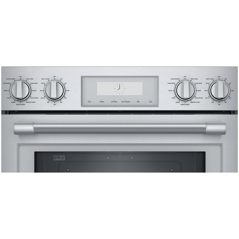 Thermador Professional Series 30" 9.0 Cu. Ft. Electric Smart Double Wall Oven with True European Convection & Self Clean - Stainless Steel, , hires