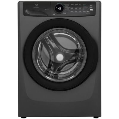 Electrolux 400 Series 27 in. 4.5 cu. ft. Stackable Front Load Washer with LuxCare Wash, Sanitize & Steam Cycle - Titanium | ELFW7437AT