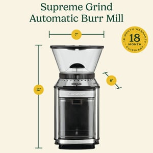 Cuisinart Supreme Grind Automatic Burr Mill - Black Stainless, , hires