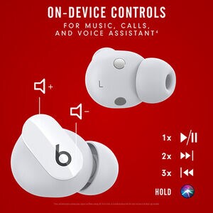 Beats by Dr. Dre - Beats Studio Buds Totally Wireless Noise Cancelling Earphones - White, , hires