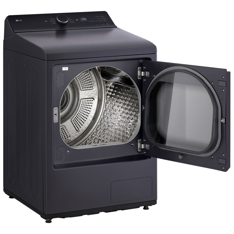 LG 27 in. 7.3 cu. ft. Smart Ventless Electric Dryer with Heat Pump & Sensor Dry - Matte Black, Matte Black, hires