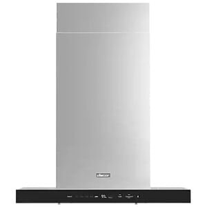 Dacor 30 in. Smart Ducted Chimney Style Range Hood with 600 CFM, 4 Fan Speeds & 1 LED Light - Silver Stainless, , hires