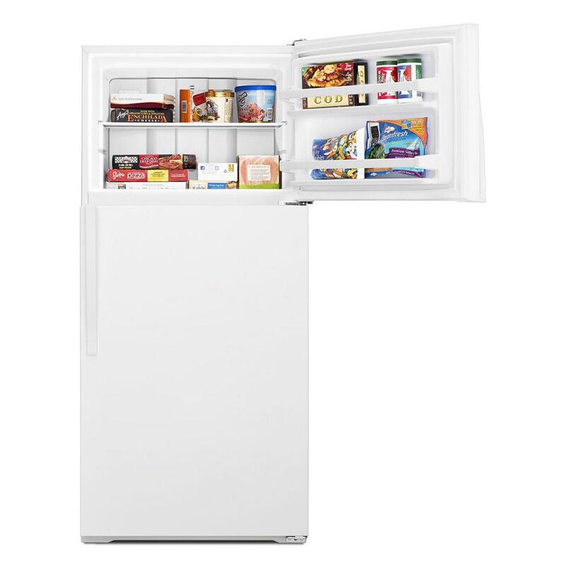 Whirlpool 28 in. 14.3 cu. ft. Top Freezer Refrigerator - White, White, hires