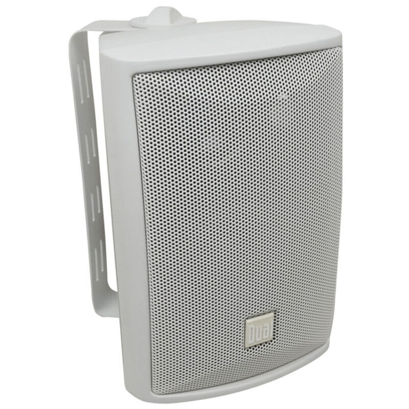 Dual 100-Watt 3-Way Indoor/Outdoor Speakers- White, , hires