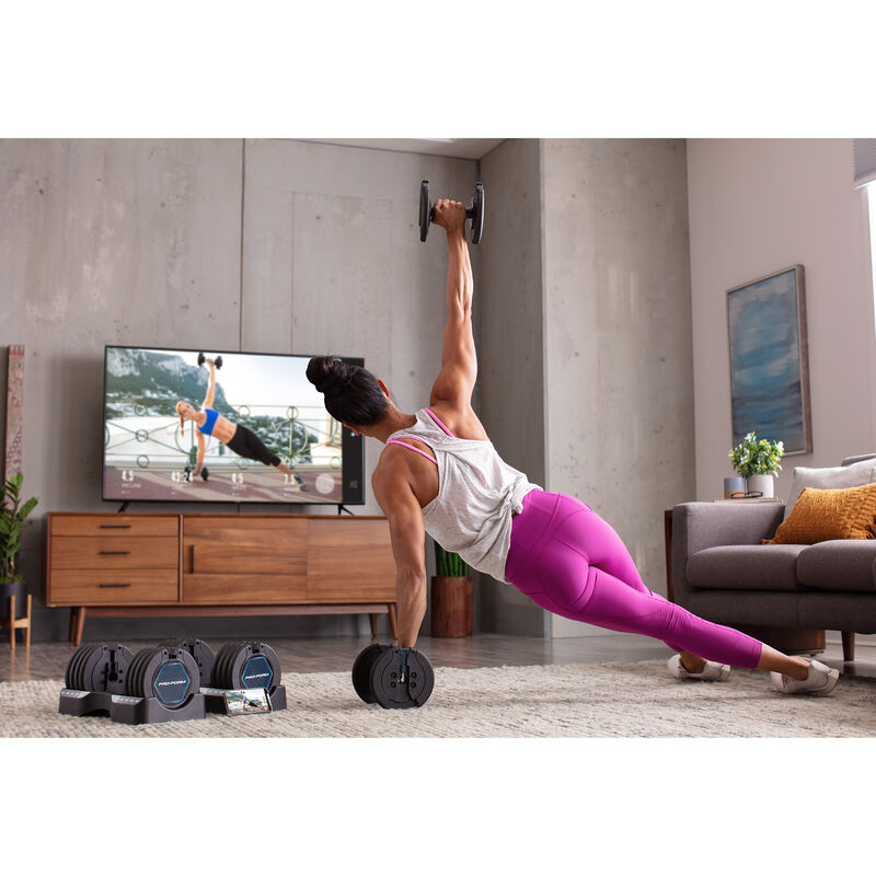 Pro-Form Rapid Strike 50lb. Adjustable Dumbbell Set, , hires