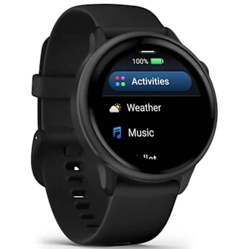 Garmin V voactive 6 Smart Watch - Slate with Black Band, , hires