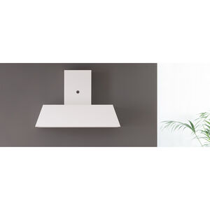 Bertazzoni Master Series 48 in. Convertible Canopy Pro Style Style Range Hood with 600 CFM, 3 Fan Speeds & 1 LED Light - Matte White, Matte White, hires