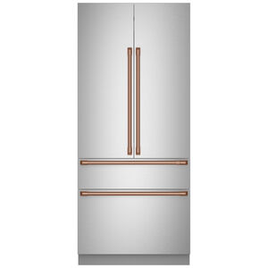 Cafe Refrigerator Handle Kit - Brushed Copper, , hires