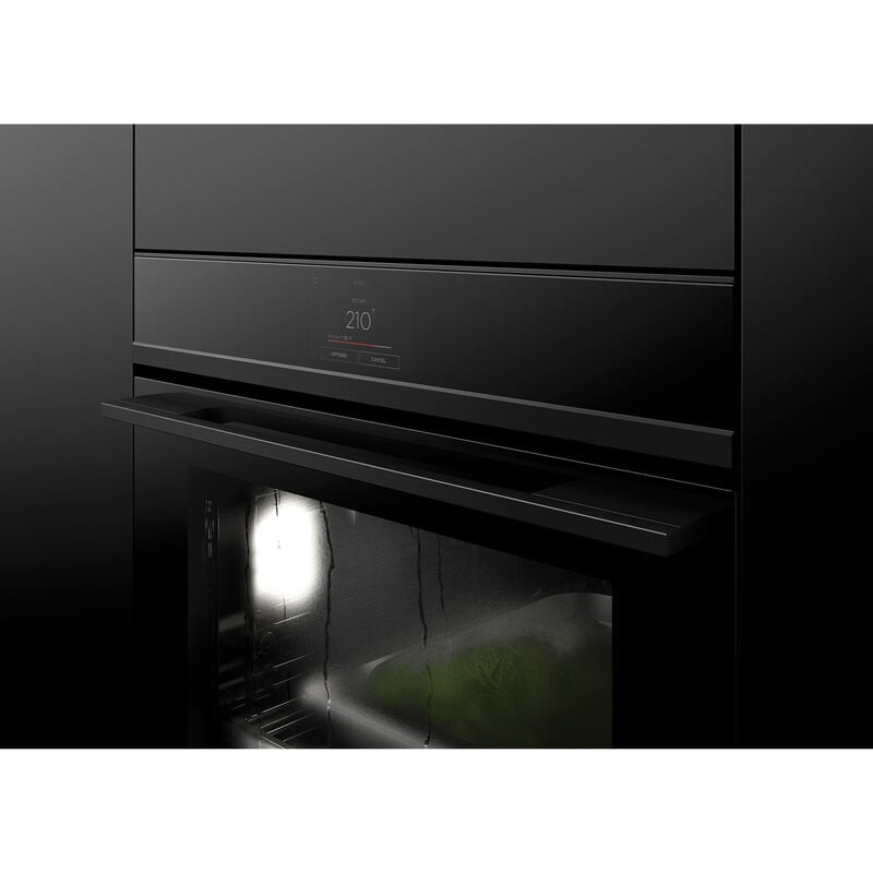 Fisher & Paykel Series 11 24 in. 3 cu. ft. Smart Steam Electric Single Wall Oven with Standard Convection - Black, , hires