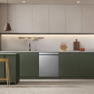 Samsung 24 in. Top Control Smart Dishwasher with 46 dBa Sound Level, 3rd-Rack, AutoRelease & Pocket - Stainless Steel, , hires