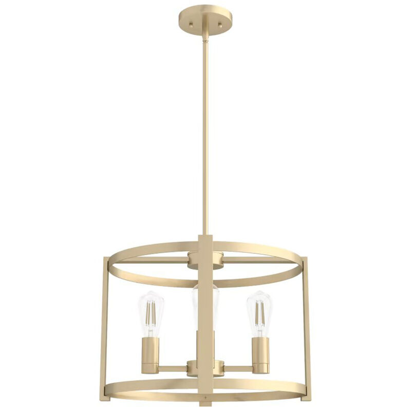 Hunter Astwood 18 in. 4-Light Chandelier - Alturas Gold, , hires