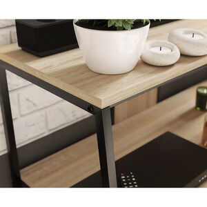 Sauder Wood & Metal 2 Shelf TV Stand with Mount - Charter Oak, , hires