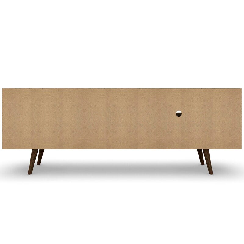 Manhattan Comfort Liberty 63" TV Stand - White & Aqua Blue, , hires