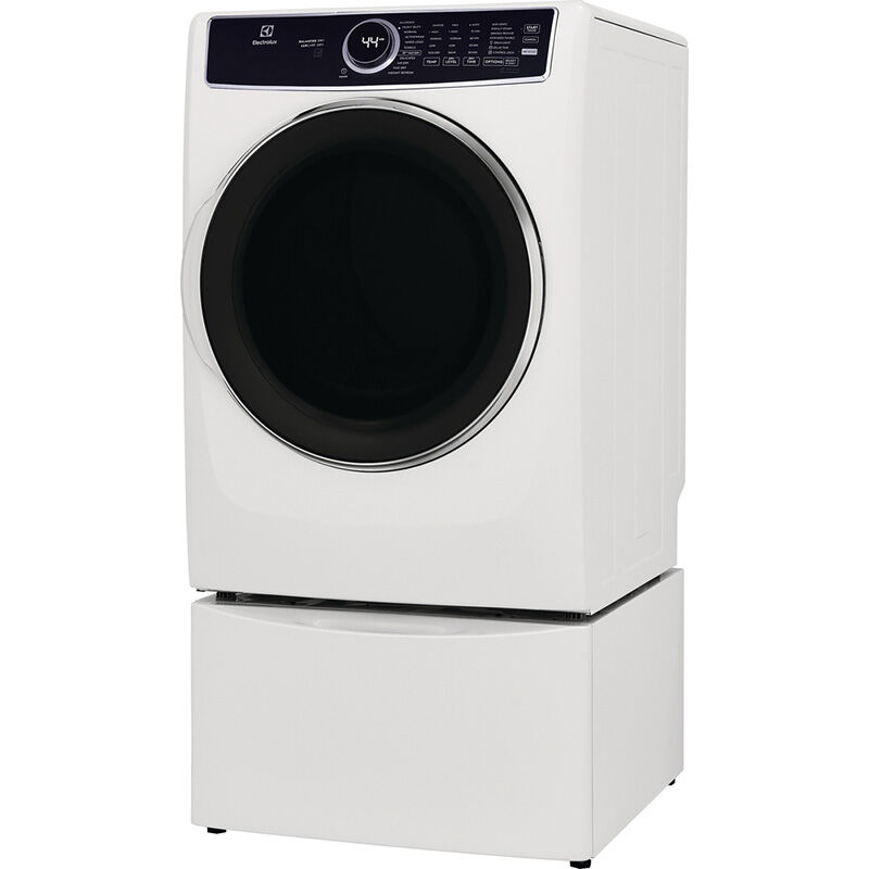 Electrolux 600 Series 27 in. 8.0 cu. ft. Stackable Electric Dryer with Balance Dry, Instant Refresh, Perfect Steam & Sanitize Cycle - White, White, hires