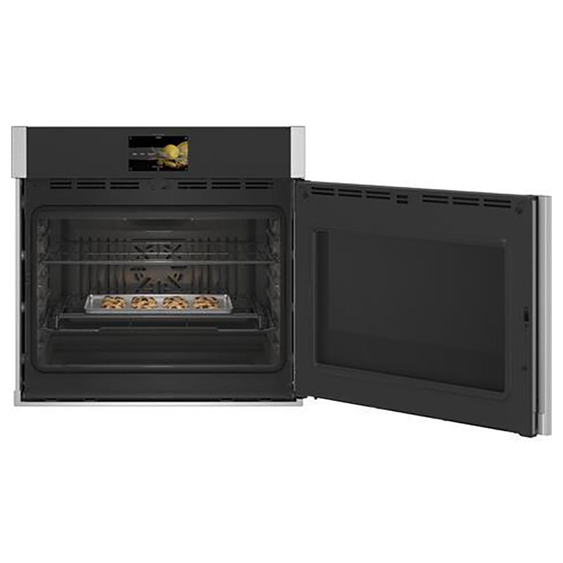 GE Profile 30" 5.0 Cu. Ft. Electric Smart Wall Oven with True European Convection with Direct Air & Self Clean with Steam Clean - Stainless Steel, , hires