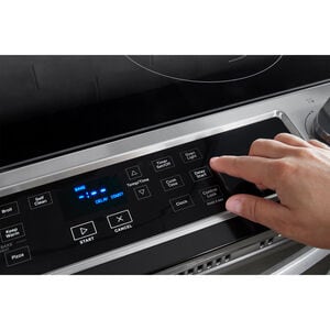 Whirlpool 30 in. 4.8 cu. ft. Slide-In Electric Range with Radiant Burners - Stainless Steel, Stainless Steel, hires