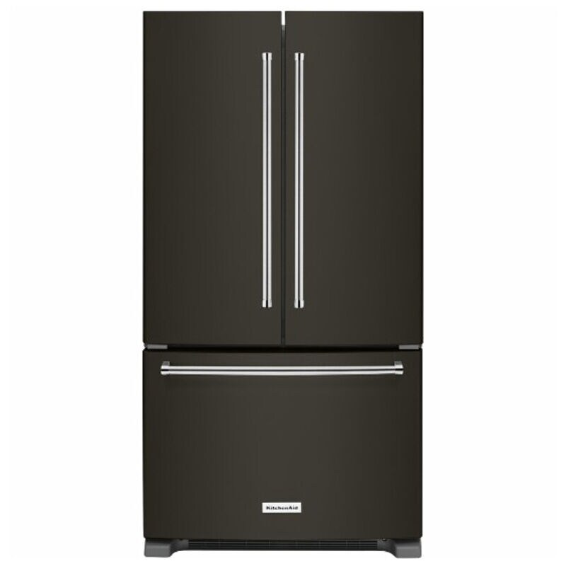 KitchenAid 36inch 20.0 Cu. Ft. French Door Refrigerator - Black Stainless