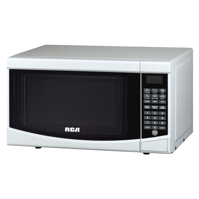 RCA 18 in. 0.7 cu.ft Countertop Microwave with 10 Power Levels White