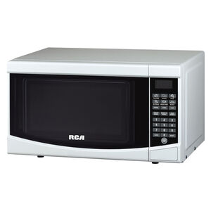 RCA 18 in. 0.7 cu.ft Countertop Microwave with 10 Power Levels - White, , hires