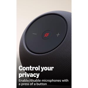 Amazon Echo Dot Max (newest model), Alexa speaker with room-filling sound and built-in smart home hub, designed for Alexa+ (Graphite), , hires