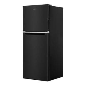 Whirlpool 24 in. 11.6 cu. ft. Counter Depth Top Freezer Refrigerator - Black, Black, hires