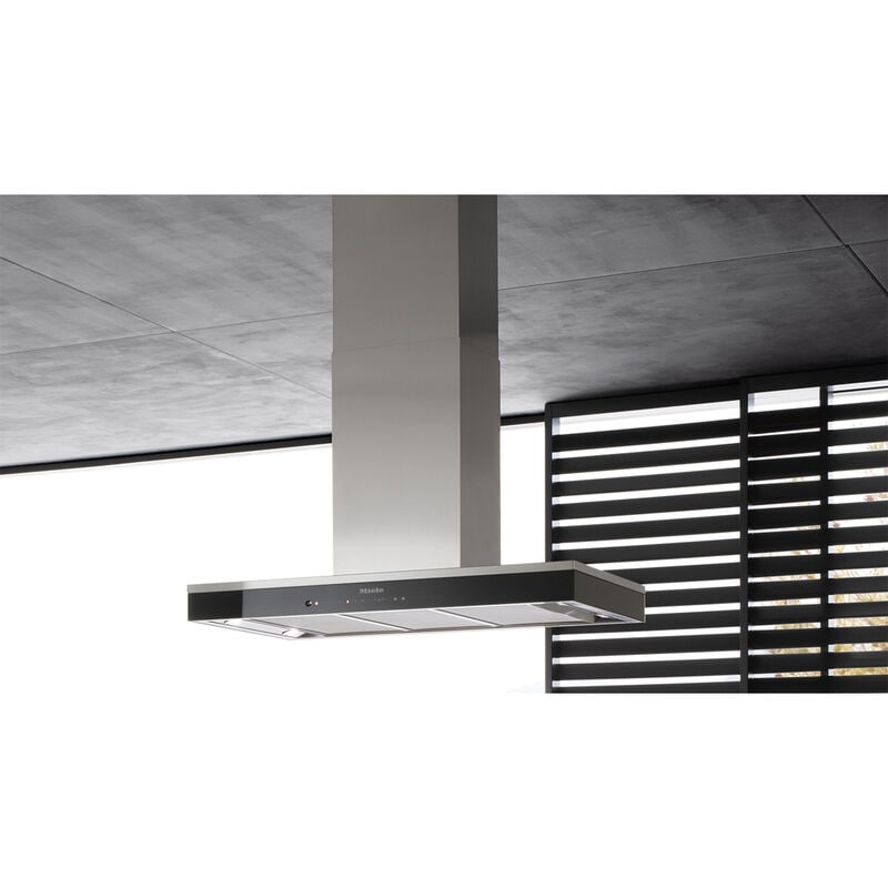 Miele 36 in. Smart Convertible Chimney Style Range Hood with 625 CFM, 3 Fan Speeds & 4 LED Lights - Stainless Steel, , hires