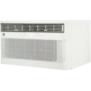 GE 12,000 BTU 230V Heat/Cool Smart Through-the-Wall Air Conditioner with Inverter, 3 Fan Speeds & Remote Control - Soft Gray, , hires
