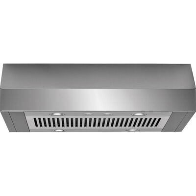 Frigidaire Professional 36 in. Canopy Pro Style Range Hood with 3 Speed Settings, 400 CFM, Ducted Venting & 1 LED Light - Stainless Steel | FHWC3650RS