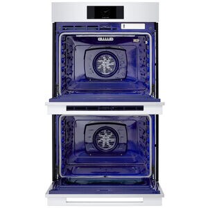 Signature Kitchen Suite Transitional 30 in. 9.4 cu. ft. Smart Top Control SteamElectric Double Wall Oven with True European Convection - Stainless Steel, , hires