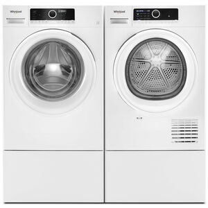 Whirlpool 24 in. 4.3 cu. ft. Ventless Electric Dryer for Small Spaces - White, , hires