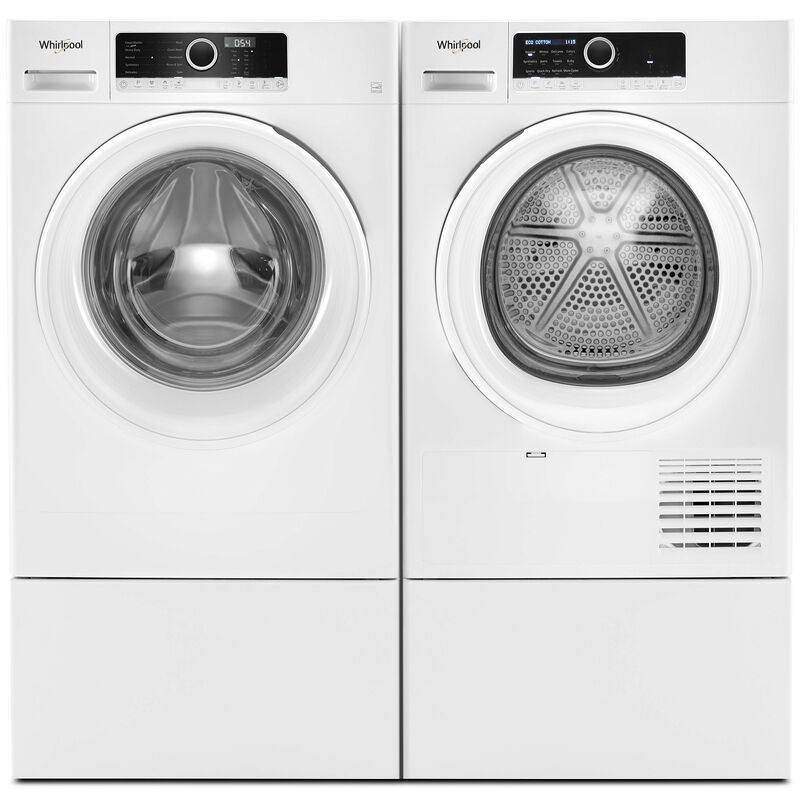 Whirlpool 24 in. 4.3 cu. ft. Ventless Electric Dryer for Small Spaces - White, , hires