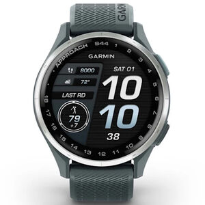 Garmin Approach S44 GPS Golf Watch, Silver with Twilight Band, , hires