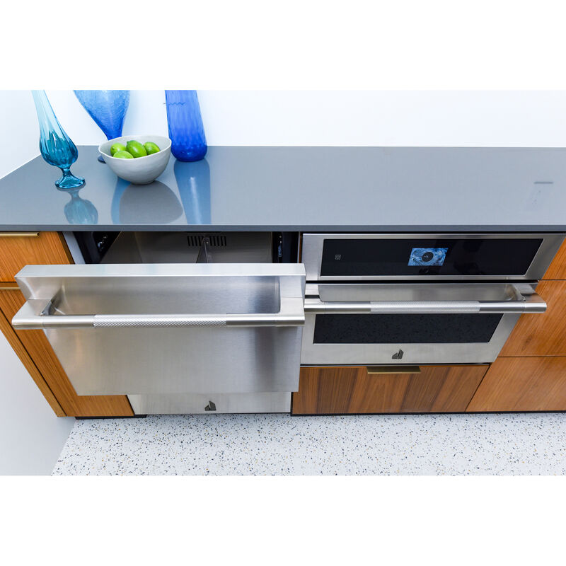 JennAir Rise 24 in. 4.7 cu. ft. Double Refrigerator & Freezer Drawer - Stainless Steel, , hires