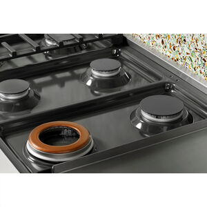 Cafe Professional Series 48 in. Gas Rangetop with 6 Burners & Griddle - Stainless Steel, Stainless Steel, hires