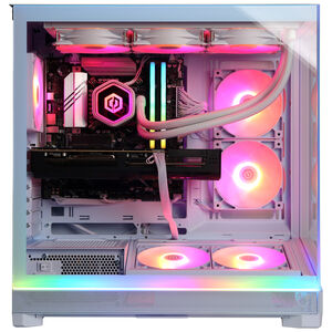 CyberPowerPC Gamer Supreme Desktop with Intel Core Ultra 9 285K, 3.7 GHz, 24-Core CPU, NVIDIA GeForce RTX 5090, 32GB VRAM GPU, 64 GB RAM, 4 TB SSD & Windows 11 Home - White, , hires