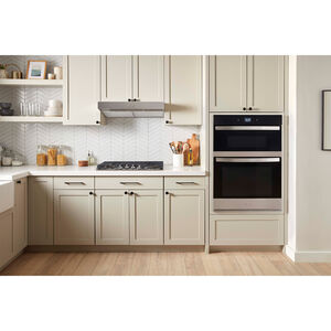 Whirlpool 27 in. 5.7 cu. ft. Smart Electric Microwave/Wall Oven Combo with Standard Convection & Sensor Cooking - Fingerprint Resistant Stainless, , hires