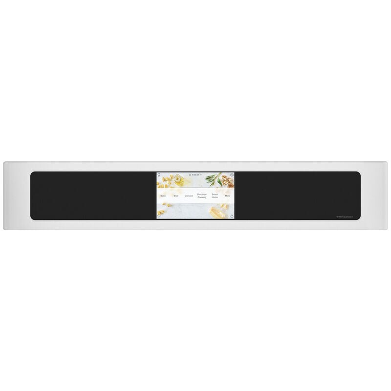 Cafe Professional Series 30 in. 10 cu. ft. Smart Top Control Electric Double Wall Oven with True European Convection - Matte White, Matte White, hires
