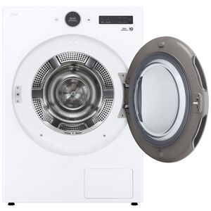 LG 27 in. 7.8 cu. ft. Smart Stackable Ventless Electric Dryer with Heat Pump & Sensor Dry - White, , hires