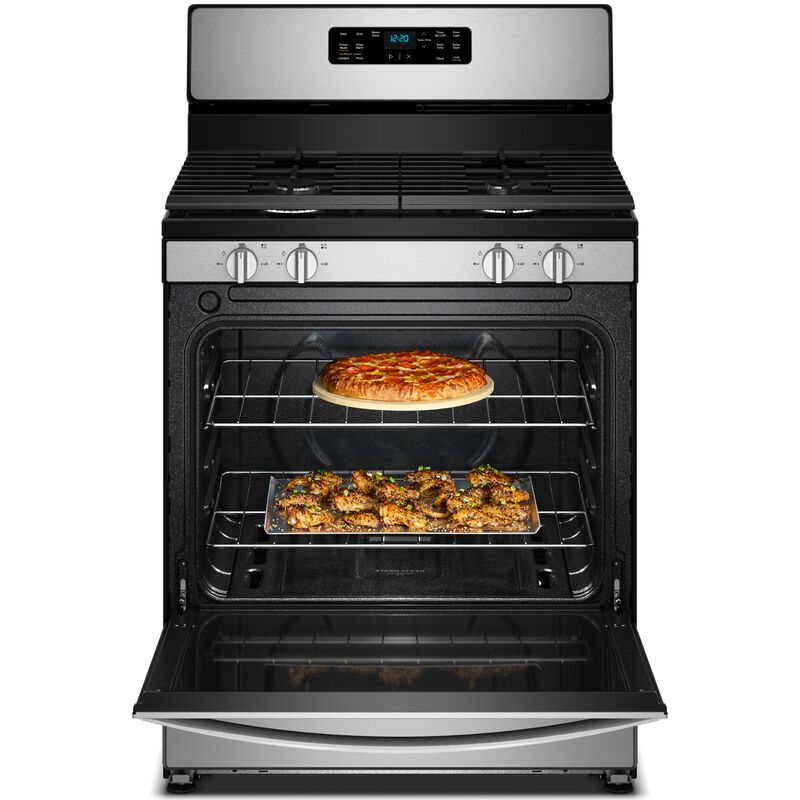 Whirlpool 30 in. 5.1 cu. ft. Gas Range with 4 Sealed Burners - Stainless Steel, , hires