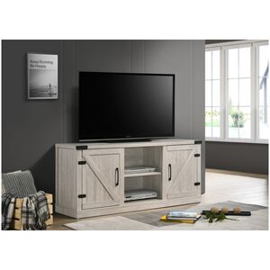 Lilola Salma Dusty Gray 58"W TV Stand with 2 Open Shelves and 2 Cabinets, , hires