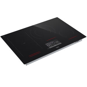 SKS 30 in. 4-Burner Smart Induction Cooktop with Simmer Burner & Power Burner - Black, , hires