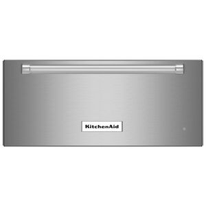 KitchenAid 24 in. 1.1 cu. ft. Warming Drawer with Variable Temperature Controls & Electronic Humidity Controls - Stainless Steel, , hires