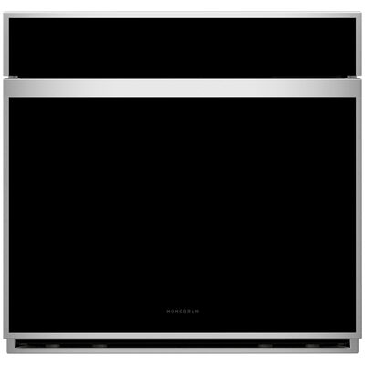 Monogram Minimalist Series 30" 5.0 Cu. Ft. Electric Smart Wall Oven with True European Convection & Self Clean - Stainless Steel | ZTSX1DSSNSS