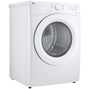 LG 27 in. 7.4 cu. ft. Smart Stackable Gas Dryer with Sensor Dry & AI Dry - White, , hires