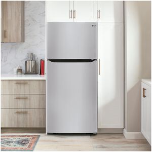 LG 30 in. 20.2 cu. ft. Top Freezer Refrigerator - Stainless Steel, Stainless Steel, hires