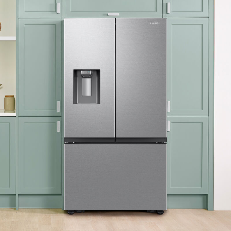Samsung 36 in. 30.5 cu. ft. Smart French Door Refrigerator with Ice & Water Dispenser - Fingerprint Resistant Stainless Steel, , hires