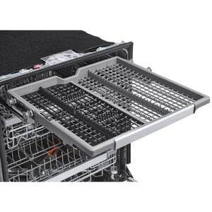 LG 24 in. Top Control Smart Dishwasher with 42 dBa Sound Level & 3rd-Rack - PrintProof Stainless Steel, PrintProof Stainless Steel, hires