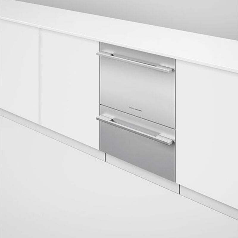 Fisher & Paykel Series 9 Integrated 24 in. Top Control Double Dishwasher Drawer with 43 dBA, 14 Place Settings & 15 Wash Cycles - Custom Panel Ready, , hires